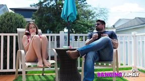 Banging Family - A Teen is Nailed Hard by her StepDad
