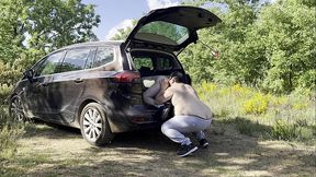 Perdido en el bosque me encointre a un oso y un chaser que mecomieran la verga, el oso me dio duro por el culo, muy morboso todo