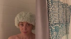 SluttySarah's Shower Peeping Tom (Voyeur, Pervert, Neighbor, Shower, Window) Solo 4k