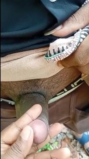 My wife fucking in forest