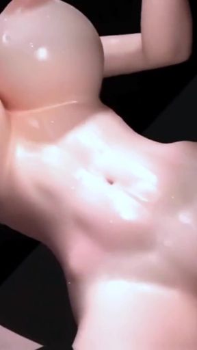 Emotional moment from &quot;Cute bigboob student and her classmate at changing room - Hentai  3d 75&quot;