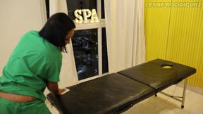 Leyne Rodriguez: Relaxing After Massage Session Leads to a Wild Surprise Climax