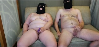 Amateur couple masturbation.