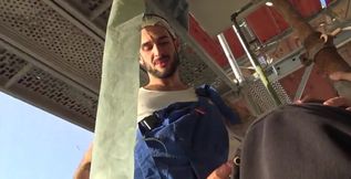 2801 The Slut Issak Rion Fucked Raw by Straight Worker Very Sexy