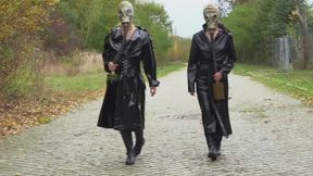 gas mask and leather coat outdoor - wmv 720p