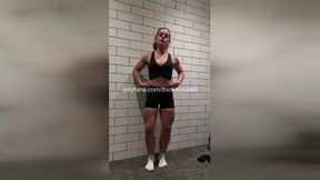 18yo's Insta Live Shock - Gloryhole Pussy Slip Caught!