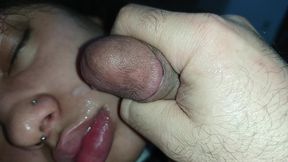 HOT YUMMY CREAMPIE RUNNING DOWN HER SLUT FACE