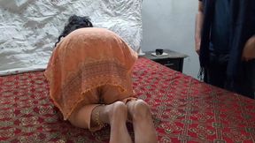 Desi Servant Ramu Fucks His Mistress While She Is Doing Yoga - Indian Sex