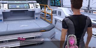 Stranded in Space - Blue Haired Big Tits MILF Wants to Talk