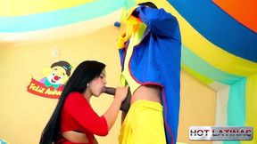 the clown fucked the ass of hot bitch - yara rocha - ed junior - -