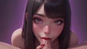Please Cum In My Mouth - Petite Asian Blowjob POV - AI