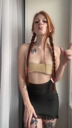 Smoking girl
