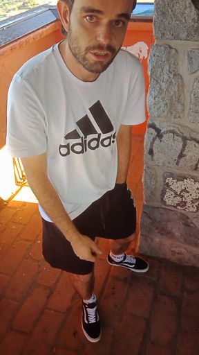 Playing with Him in Shorts