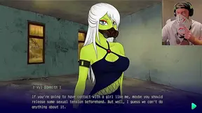 Furry Explorer Pleasured by Busty Aliens in Sensual Cosmic Encounter