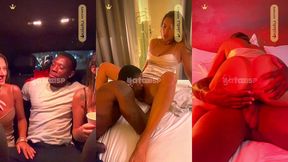 negao bbc pauzudo humilha os maridos cornos e fode 2 casadas muito safadas e gostosas. cornos levam esposinha safada para balada, elas veem um negao e a buceta fica molhada. resultado: mais um chifre