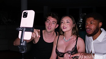 STRIPPERS CRASHED MY LIVESTREAM AND DOUBLE PENETRATED ME