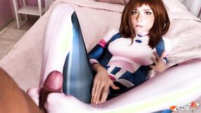 ”Ochako Uraraka Sweetly Banged After Entering Hero Academy”