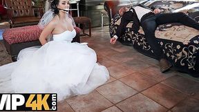 Wedding Night Surprise: Hotwife Gets Cucked!