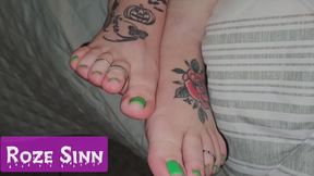 St Patrick's Day Toes and Soles