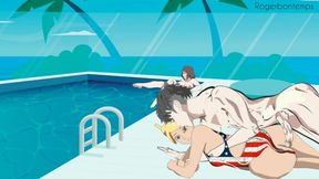 Hentai public swimming pool sex cartoon porn