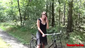 Big-titted mom Daphne gets a rare outdoor pounding