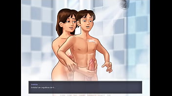 Summertime Saga Cap 9 - Mi Madrastra Me Hace Una Paja En La Ducha