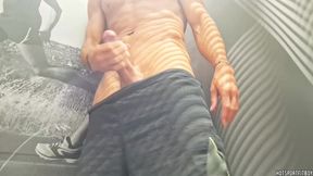 Watch me Cumming 3 times in a public dressing room - Risky but so hot