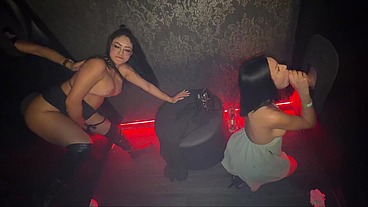 A meninas fizeram a maior farra no Glory Hole da OppiumClub