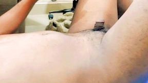 small clitty sissy femboy twink exercise and showing off her feminine sexy body and clitty on webcam full video