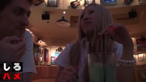 Btrast: Asian Blonde&#039;s Hairy Havoc in HD