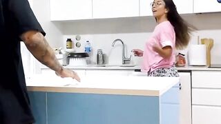 Brazilian Slut Gets A Face Full Of Ink And Facial From Big Dick Stud - POV