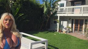 Huge Boobs Blonde Bimbo Neighbor Fucking Huge Cock Stud