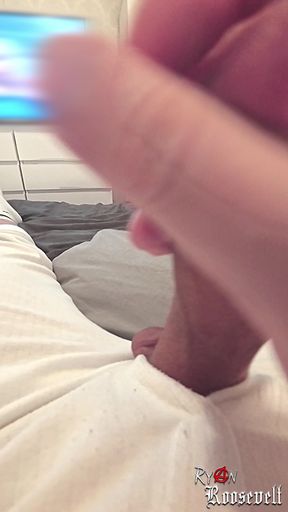Evening Wank with Noisy Orgasm