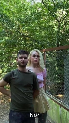 Powerful moment from &quot;HUNT4K. Blonde loved facesitting and doggy style with Hunter outdoors&quot;