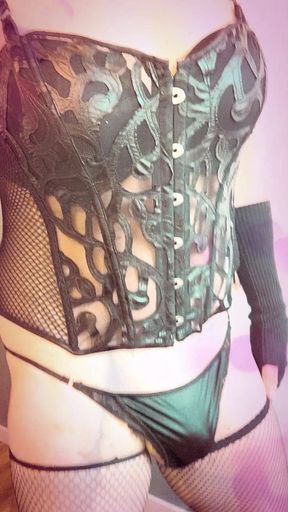 Sexy Brazilian Sissy Shemale Pumps Her Tight Little Ass Pipe Pmv