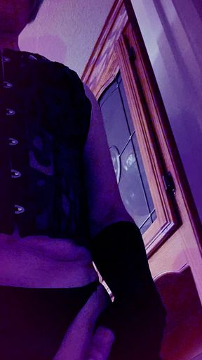 Sexy Brazilian Sissy Shemale Pumps Her Tight Little Ass Pipe Pmv