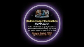 Bedtime Diaper Humiliation - ABDL ASMR JOI Diaper Training Audio