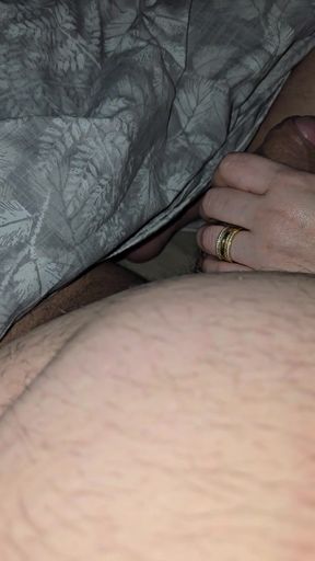Step mom in hotel room handjob step son dick after Baseball game   Clip 2