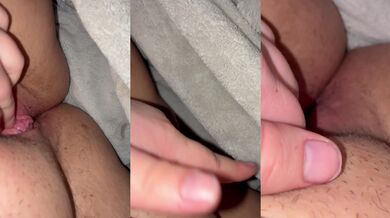 Horny Latina almost gets caught rubbing her clit shaking in orgasm