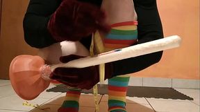 A very big plunger all in my ass!