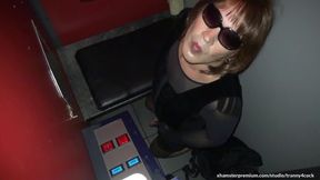 Sucking off plenty of cocks at the gloryhole - part 2