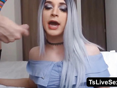 big tits trans sucked big hard dick 989