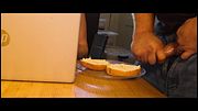 I jerk off and cum on a bagel with cream cheese and my wife eats it like a good girl.
