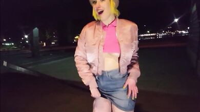 Lynn-Tonic gets pounded hard in punk fishnet deep in the city