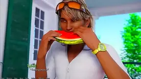 Visual Novel Beauty Reacts to Bad News with Steamy 3D Hentai Encounter