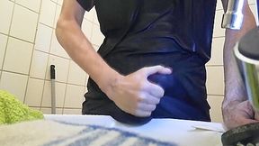 Morning Shower Boy (14) With Cum
