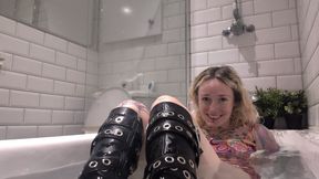 Wet Boot Fetish and Clothed Bath My Dirty Secret After a Bad Date