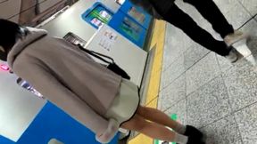 Dark-Haired Neighbor's Alluring Encounter: Elevator Surprise Leads to Intimate Moments