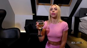 RLP 58: New Face Carolyne Marian First Piss Drinking.