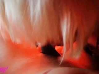 Admirable male receives my cum in his throat